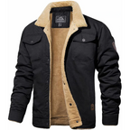 Men’s Comfortable Bomber Jacket Black