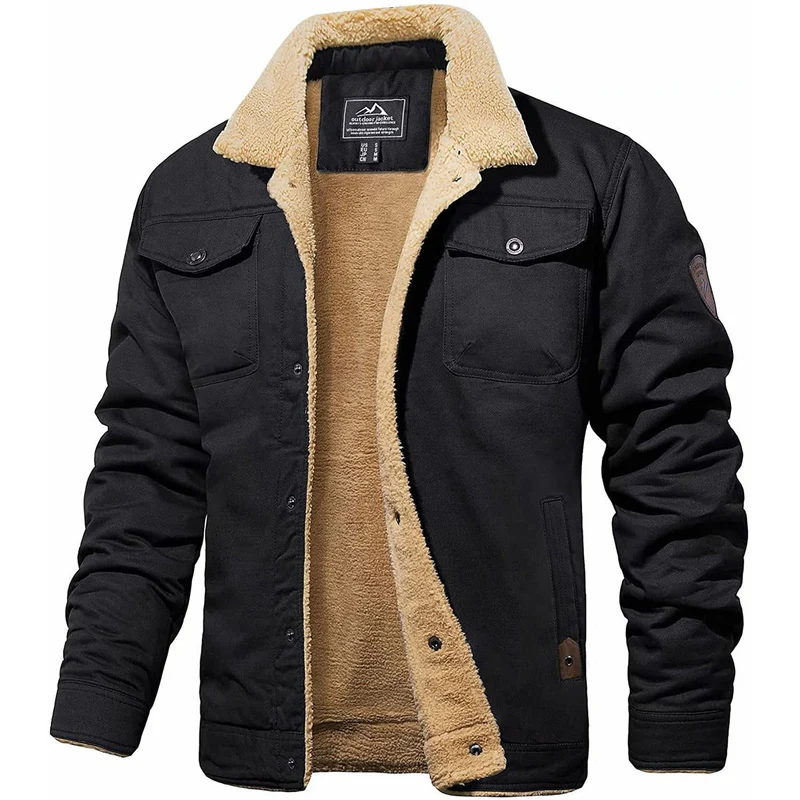 Men’s Comfortable Bomber Jacket Black