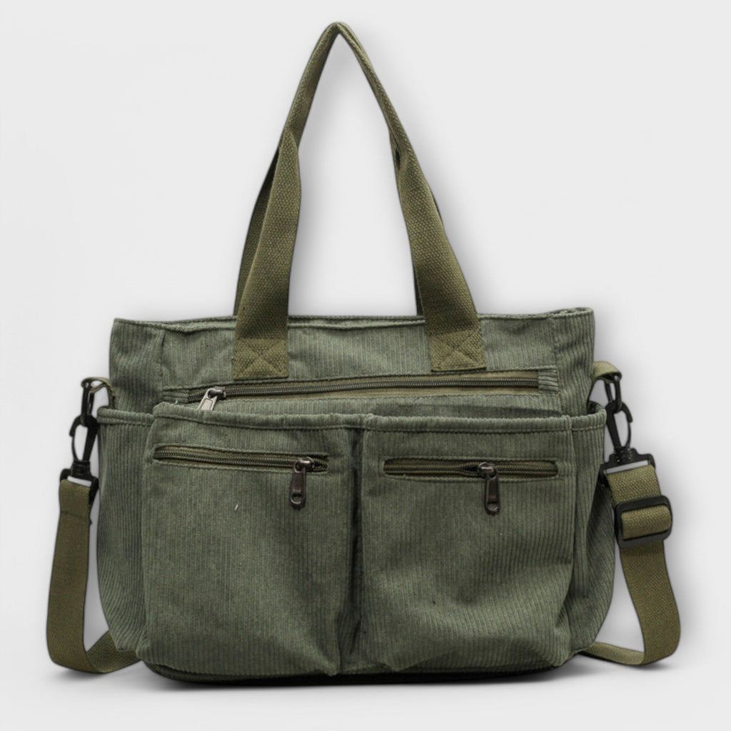 Women’s Spacious Everyday Tote Bag with Functional Design Green