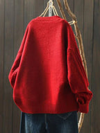 Women’s Oversized Cable-Knit Button-Down Cardigan