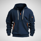 Men’s Casual Hooded Jumper Blue
