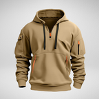 Men’s Casual Hooded Jumper Khaki