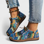 Women’s Casual Lace-Up Sneakers Blue