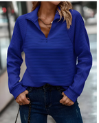 Women’s Modern Casual Pullover Jumper Blue