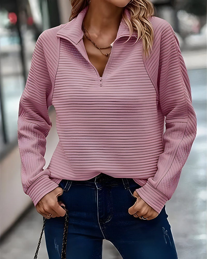 Women’s Modern Casual Pullover Jumper Pink