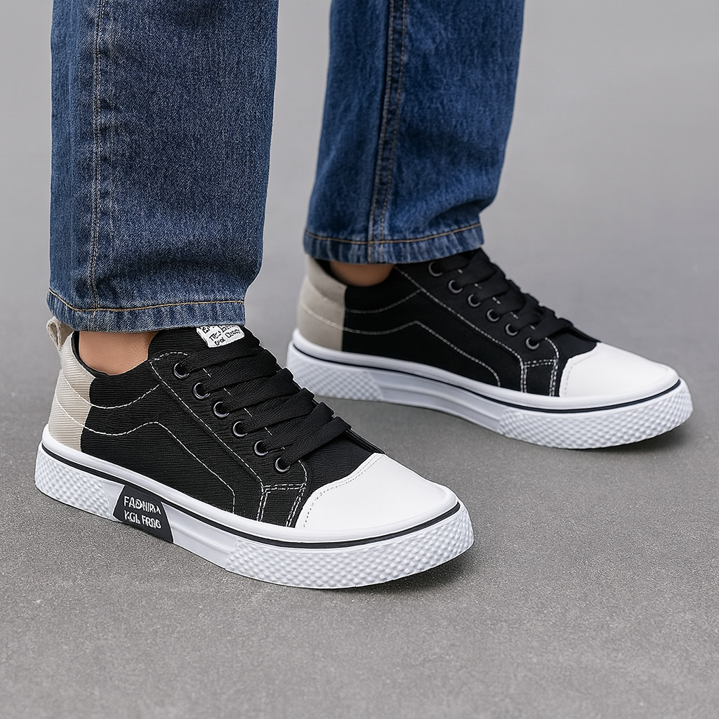 Men’s Comfortable Casual Sneakers Black