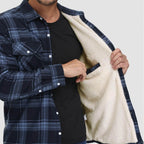 Men’s Casual Checked Shirt Jacket