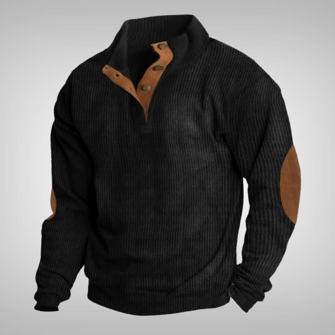 Men’s Classic Knitted Jumper Black
