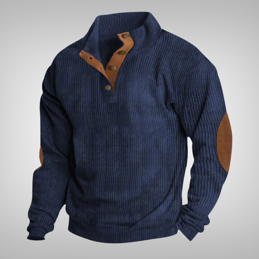 Men’s Classic Knitted Jumper Blue