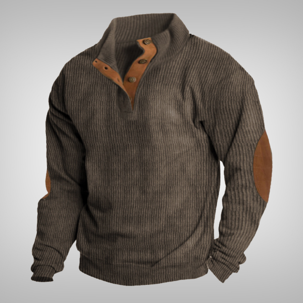 Men’s Classic Knitted Jumper Brown