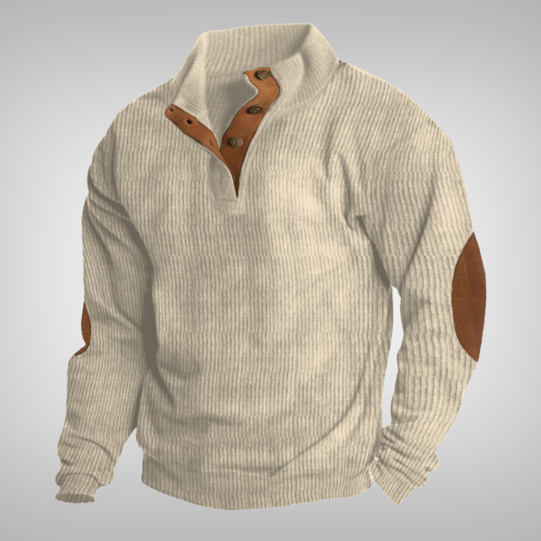 Men’s Classic Knitted Jumper Cream White