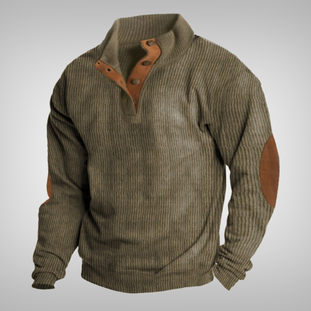 Men’s Classic Knitted Jumper Green