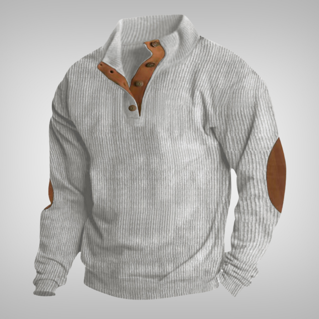 Men’s Classic Knitted Jumper Grey