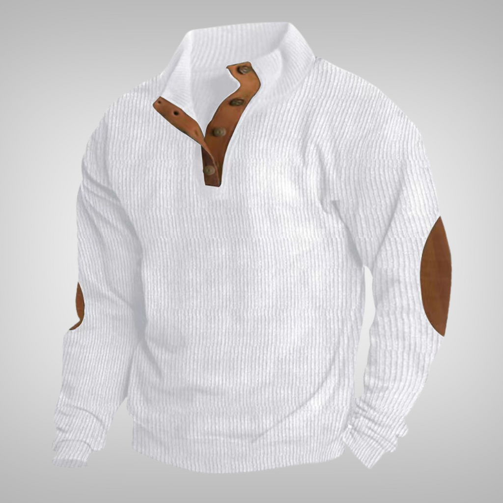 Men’s Classic Knitted Jumper White