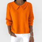 Women’s Classic Round Neck Jumper Orange