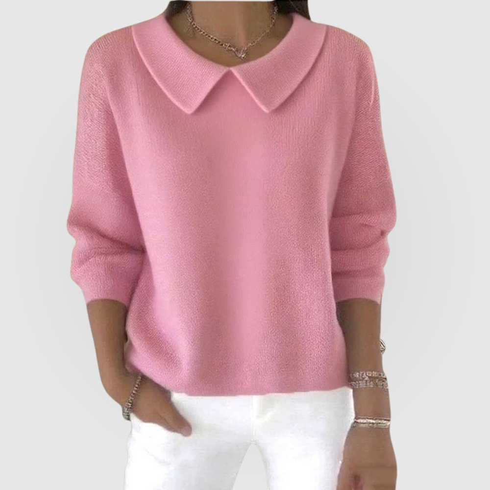 Women’s Classic Round Neck Jumper Pink
