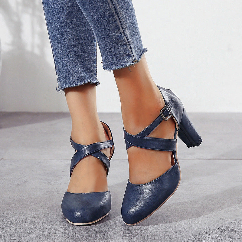 Women’s Comfort Heels Blue