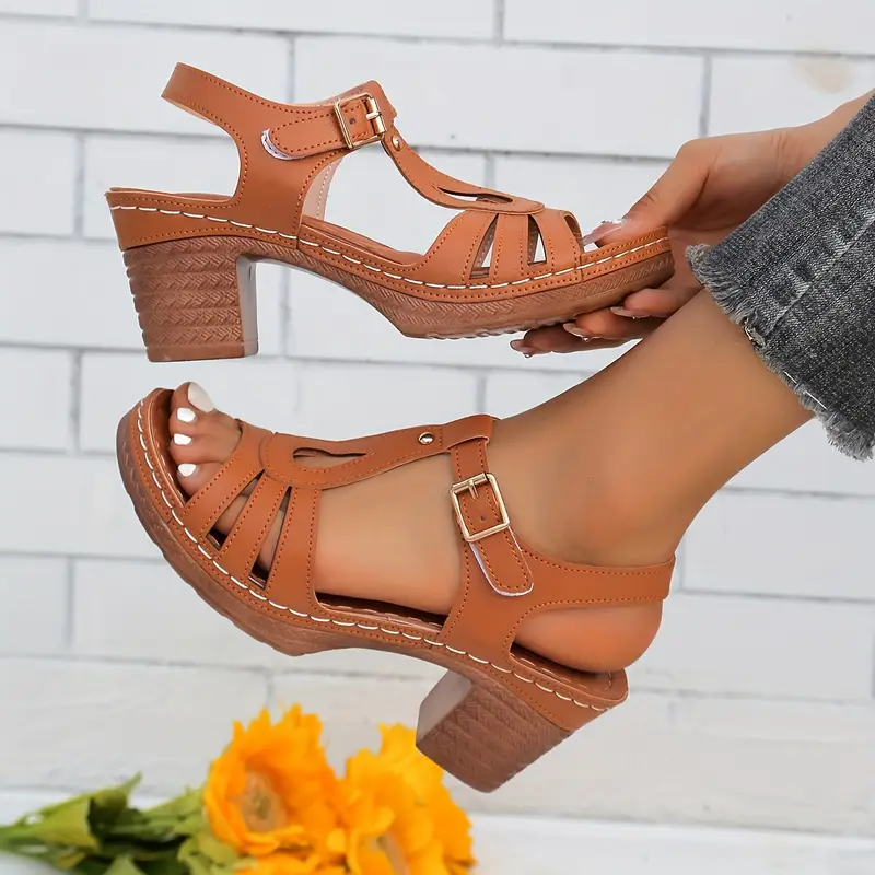 Women’s Comfort Heels Brown