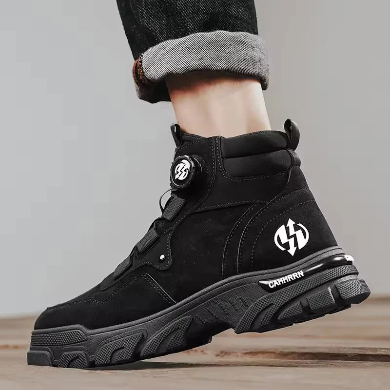 Men’s Durable Comfort Trainers with Supportive Footbed