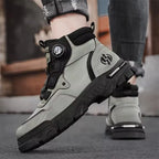 Men’s Durable Comfort Trainers with Supportive Footbed Grey