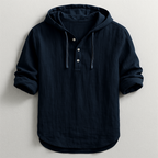 Men’s Luxe Hooded Jumper Black