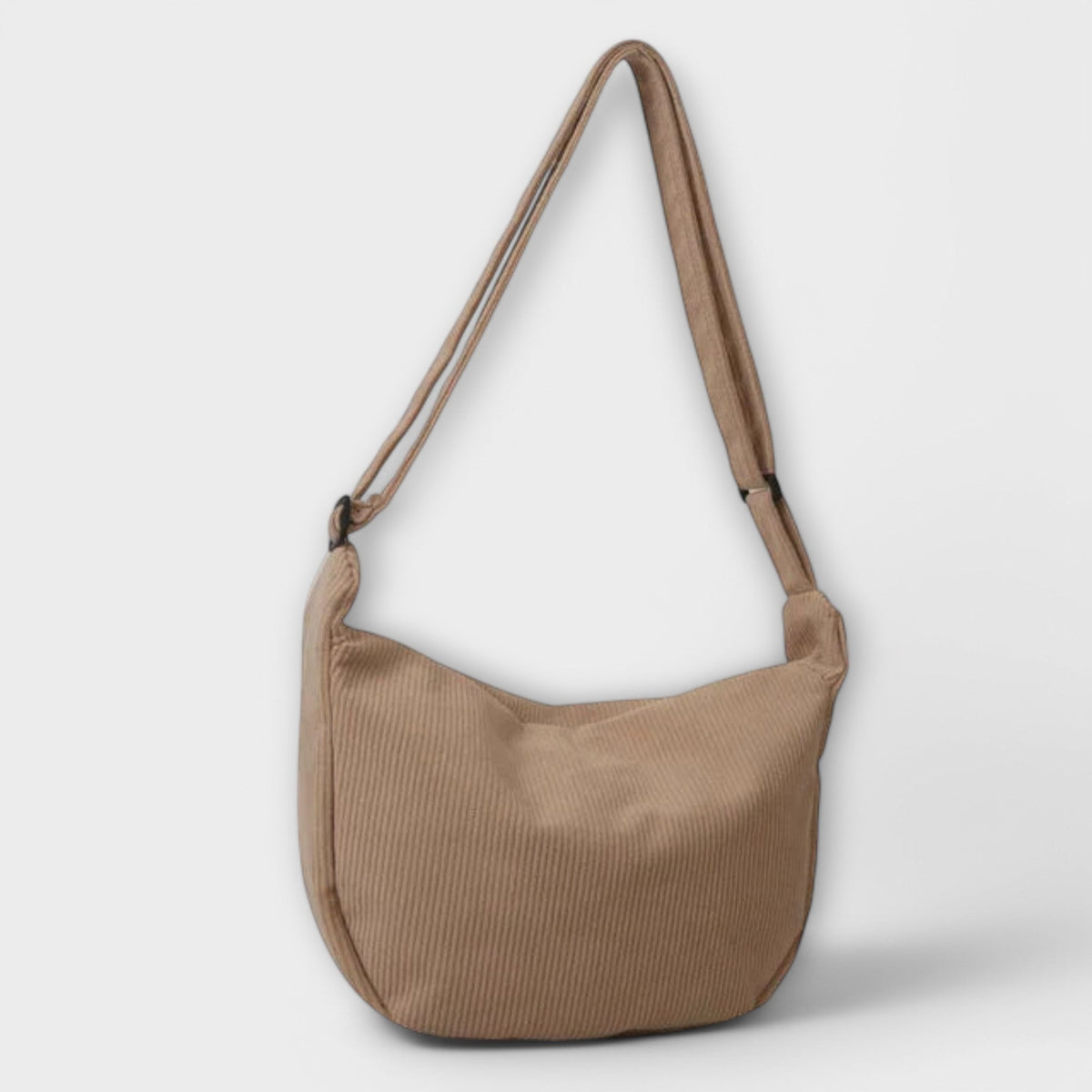Women’s Elegant Curved Shoulder Bag for Summer Styling Khaki