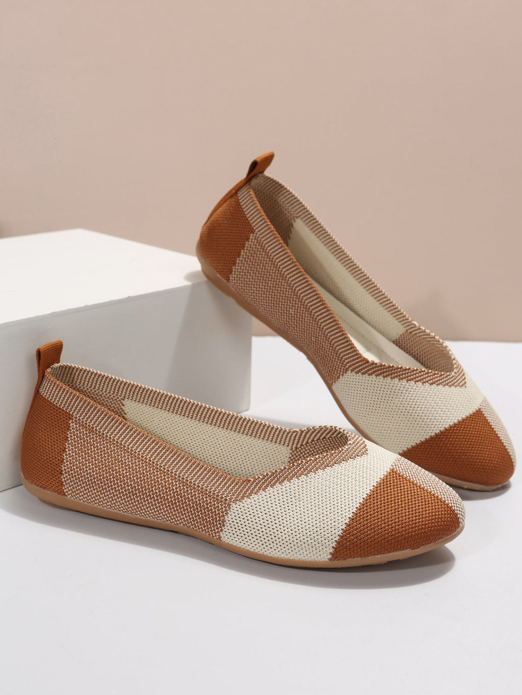 Women’s Airy Ballerinas – Everyday Footwear Brown