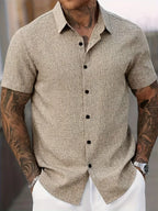 Men’s Lightweight Classic Short Sleeve Shirt – Perfect Summer Top