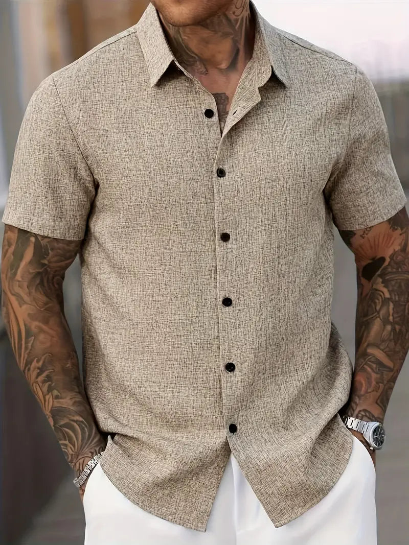 Men’s Lightweight Classic Short Sleeve Shirt – Perfect Summer Top