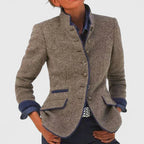 Women’s Elegant Open-Front Cardigan Caramel
