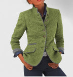 Women’s Elegant Open-Front Cardigan Green