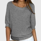 Women’s Elegant Knitted Jumper Grey
