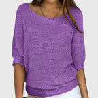 Women’s Elegant Knitted Jumper Purple
