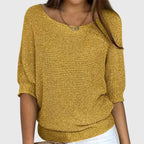 Women’s Elegant Knitted Jumper Yellow