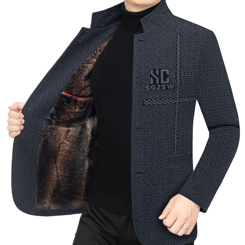 Men’s Stylish Fleece-Lined Jacket