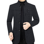 Men’s Stylish Fleece-Lined Jacket Black