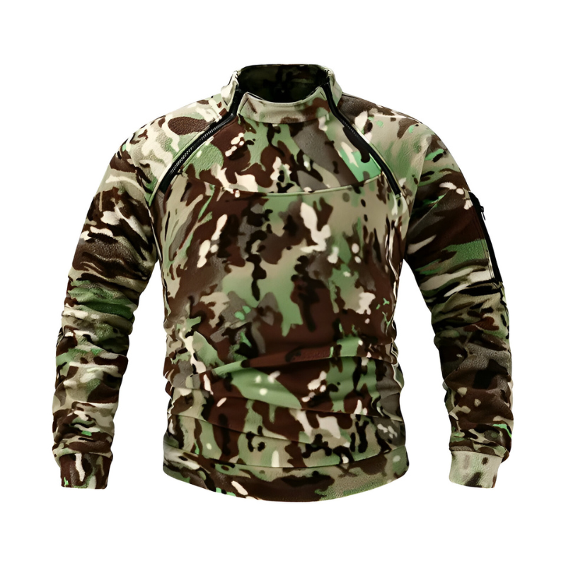 Men’s Warm Fleece Tactical Jumper Army Green