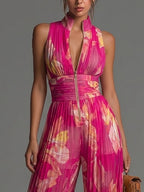 Women’s Elegant Wide-Leg Jumpsuit