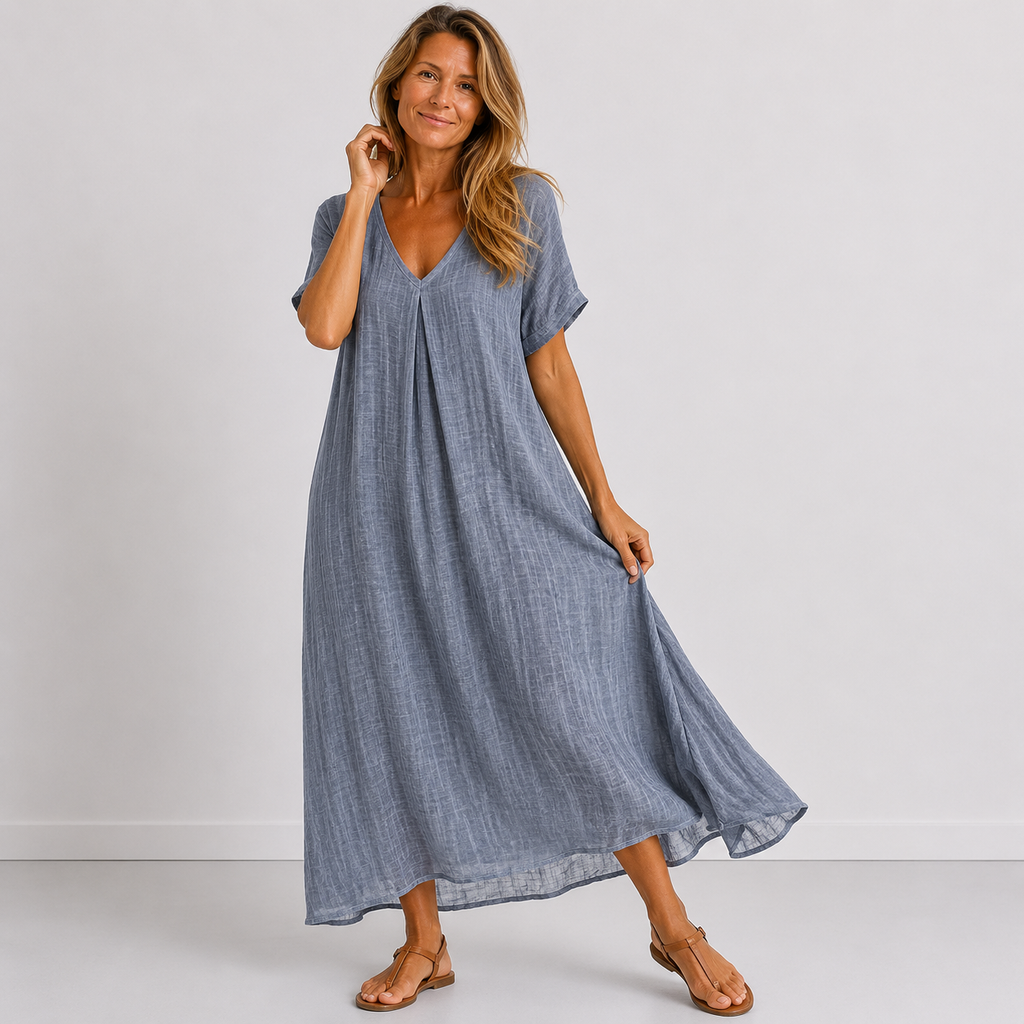 Women’s Flowing Maxi Dress Grey