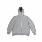 Men’s Glitter Zip-Up Hoodie Grey