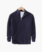 Men’s Classic Knitted Half-Zip Jumper