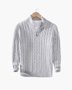 Men’s Classic Knitted Half-Zip Jumper