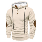 Men’s Casual Modern Hooded Jumper Khaki