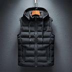 Men’s Hooded Zip-Through Cardigan Black