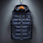Men’s Hooded Zip-Through Cardigan Navy