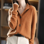 Women’s Button-Front Knit Cardigan