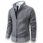 Men’s Stylish Knitted Cardigan Grey