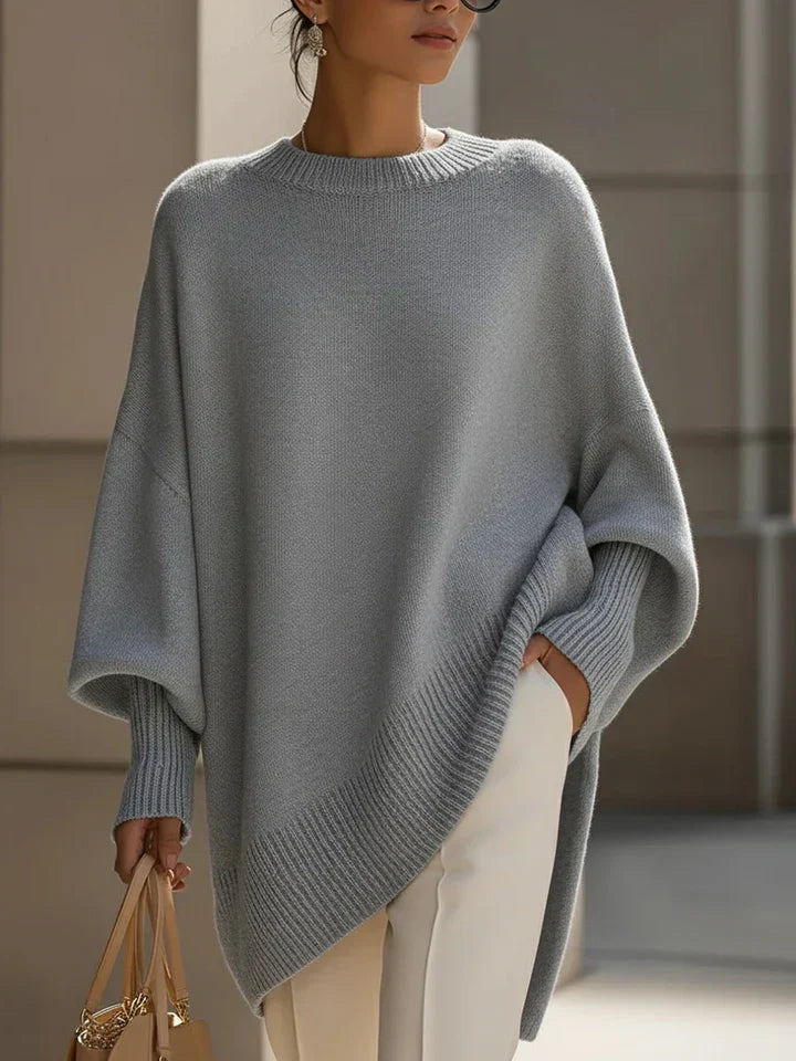 Women’s Elegant Knitted Jumper Light Blue