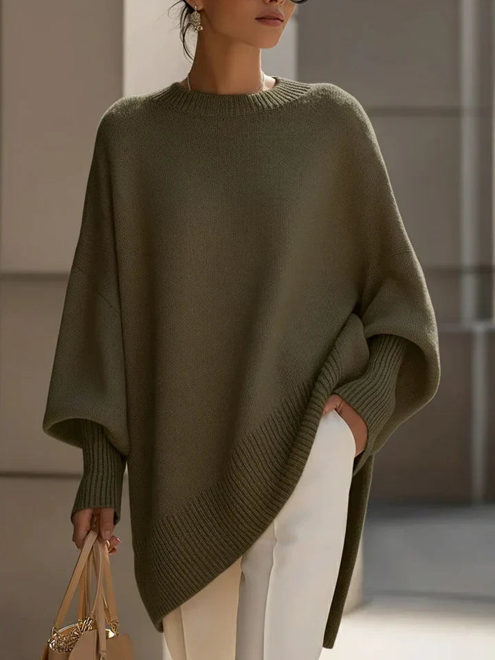 Women’s Elegant Knitted Jumper Olive
