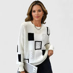 Women’s Sophisticated Knitted Jumper White